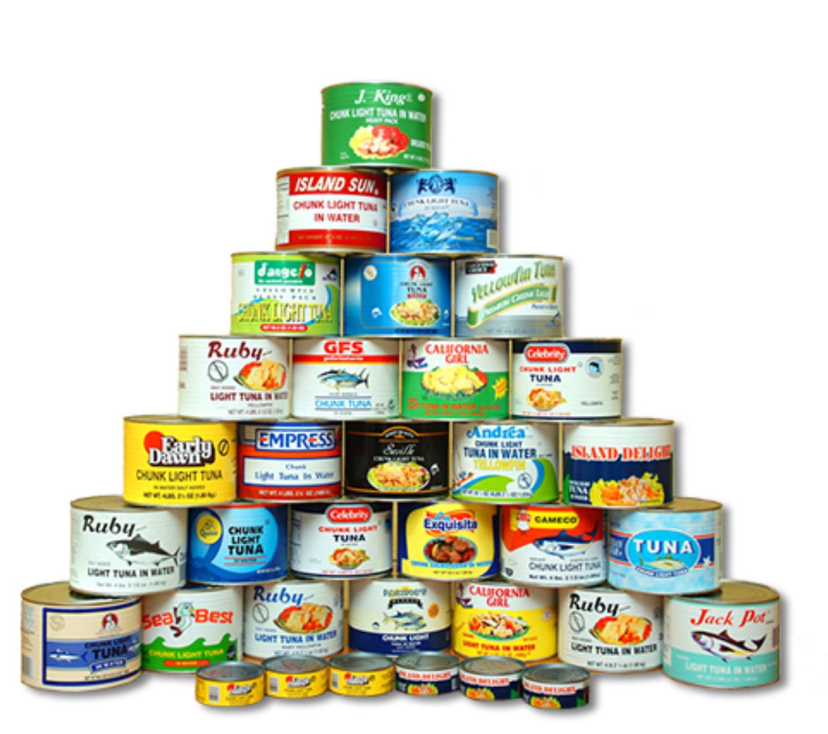 Ragam Kemasan dan Label — Contoh produk maklon ekspor dalam berbagai ukuran kemasan.