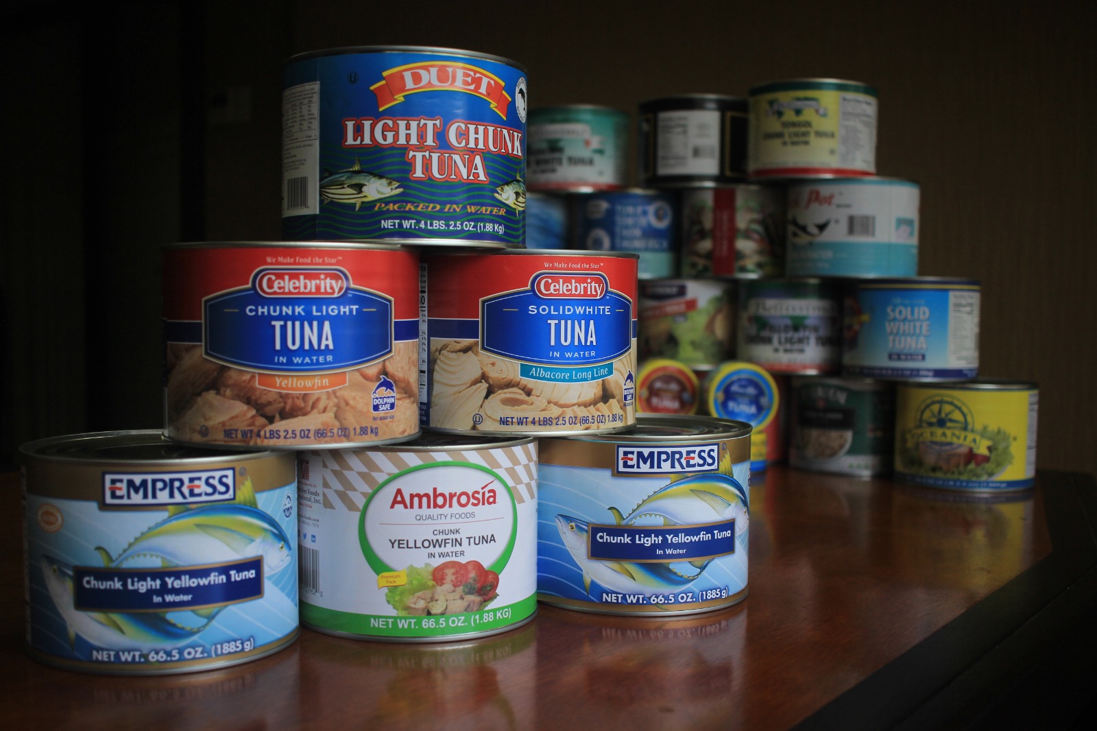 Tuna Kaleng Foodservice — Contoh kemasan besar untuk kebutuhan usaha kuliner.