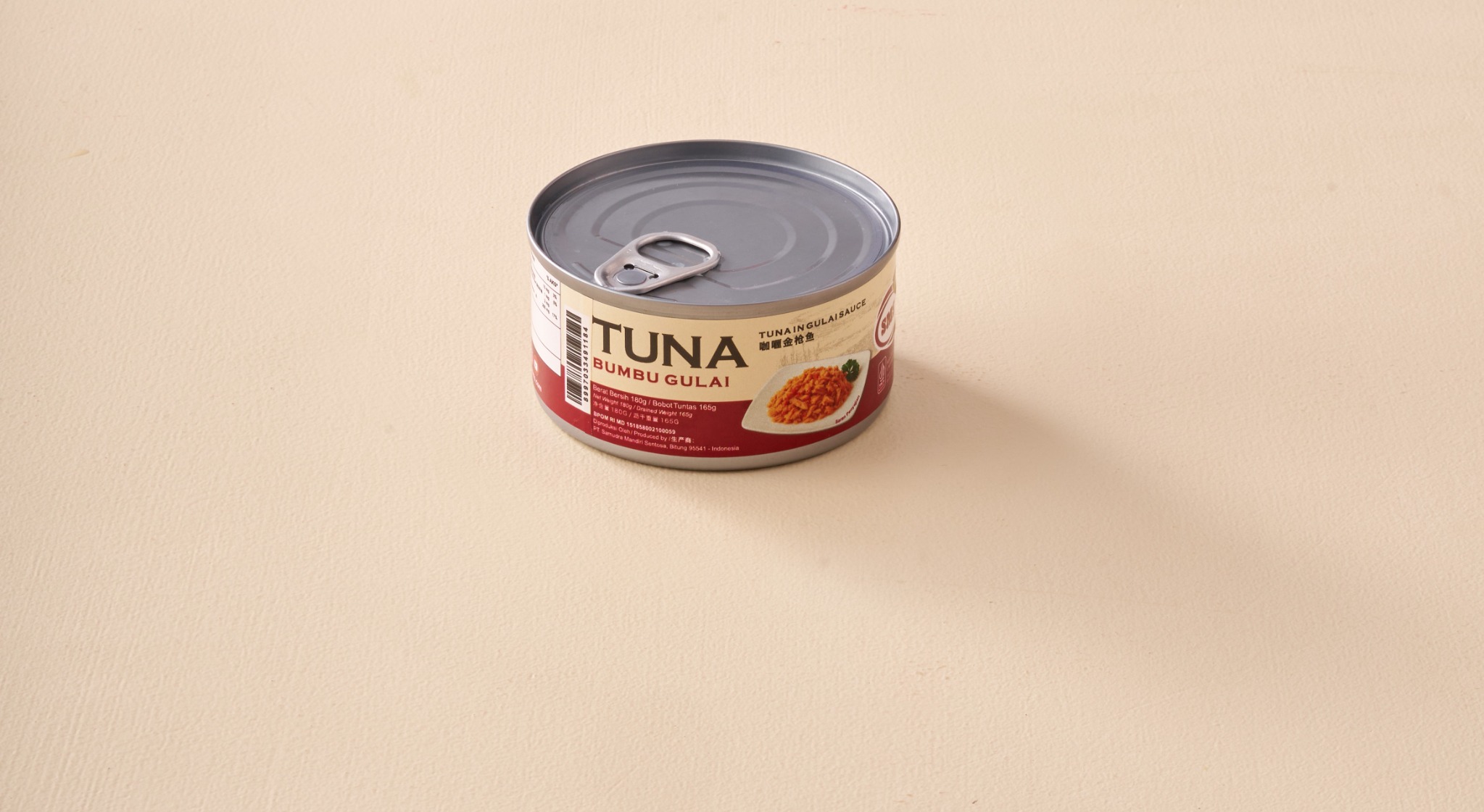 Kemasan Tuna Bumbu Gulai SMS 180 gram