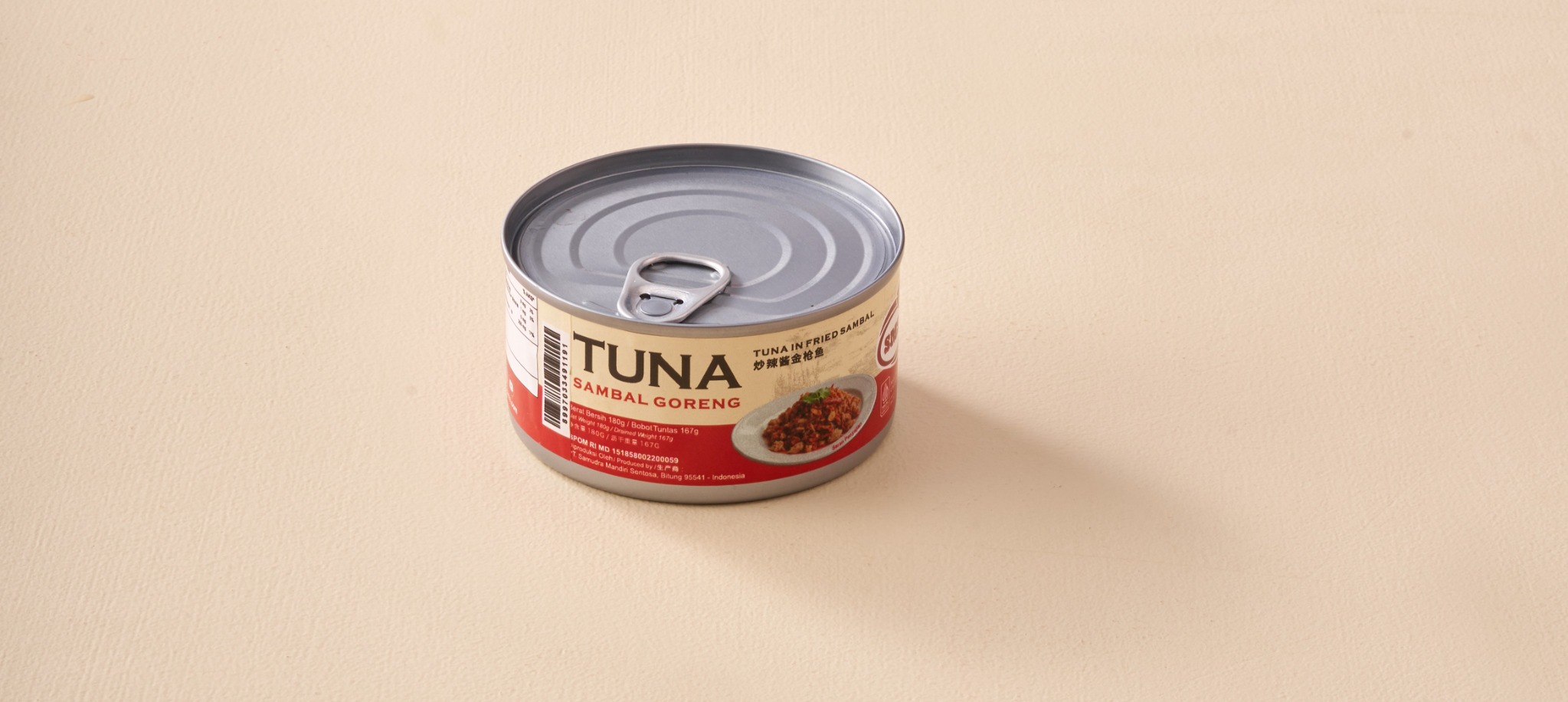 Kemasan Tuna Sambal Goreng SMS 180 gram