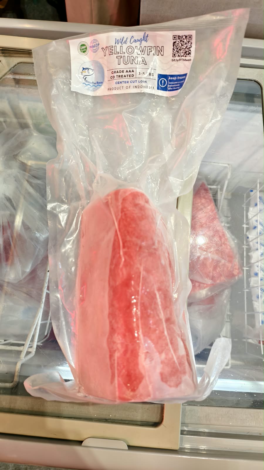 Tuna Loin dalam kemasan sesuai foto produk
