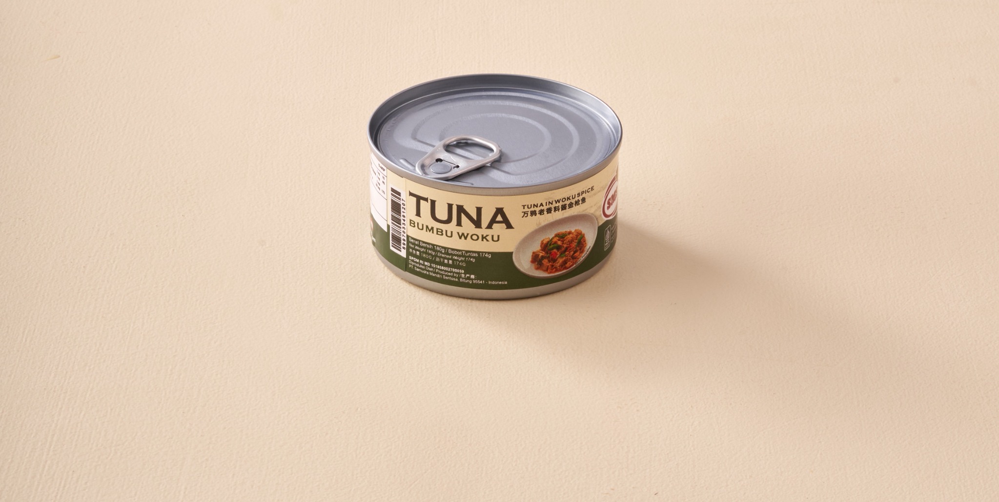 Kemasan Tuna Bumbu Woku SMS 180 gram
